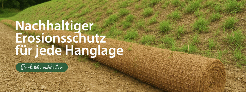 Nachhaltiger Erosionsschutz für jede Hanglage