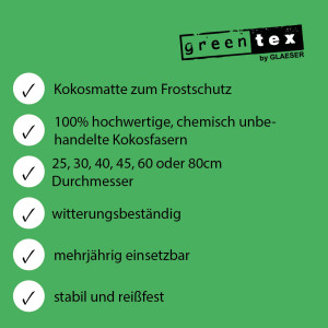 greentex® Kokosscheibe Ø 40cm