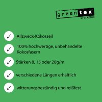 greentex® Kokosseil mittelstark 15g/m | 15m