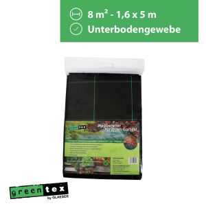 greentex® Unterbodengewebe 8m² | 1,6m x 5m