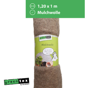 greentex® Mulchwolle 1,2m x 1m