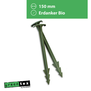 greentex® Erdanker bio 15cm | GreenStake | Biohaften...