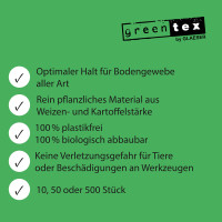greentex® Erdanker bio 15cm | GreenStake | Biohaften | 50 Stk.