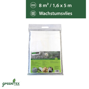 greentex® pânză de protecție pentru creștere 8m² | 1,6m x 5m