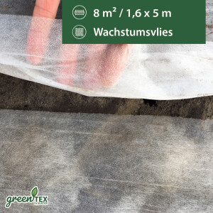 greentex® pânză de protecție pentru creștere 8m² | 1,6m x 5m