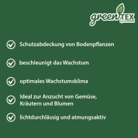 greentex® pânză de protecție pentru creștere 8m² | 1,6m x 5m