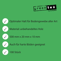 greentex® Erdanker Holz 50cm | 100 Stk.