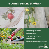 greentex® kertvédő háló 8 m² | 1,6 m × 5 m