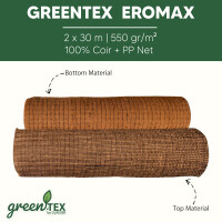 greentex JuKo - Kokosmatte mit Jute Netz