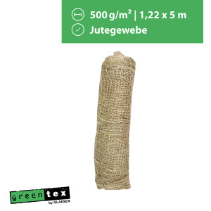 greentex® Jutegewebe 500g/m² | 1,22m x 5m |...